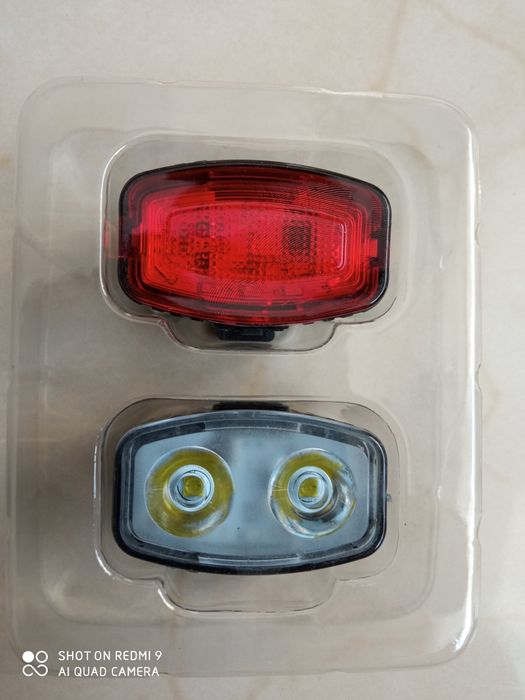 Lampka rowerowa  przód tył na kierownicęLED USB akumulator mocna