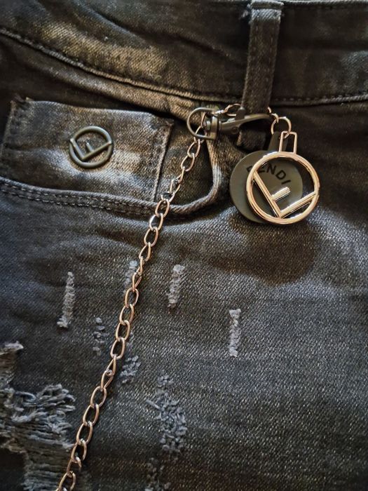 Spodnie jeansowe Fendi