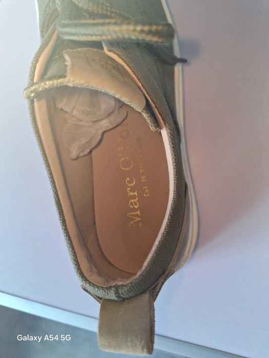 Marc o' Polo buty damskie  na grubej podeszwie