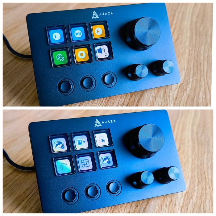 AJAZZ APK03 Stream Deck,  Button Box, makra, SimRacing, OBS,  klawisze