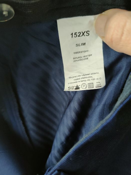 Garnitur chłopięcy komunijny 152 slim