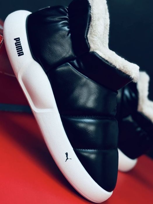 Размер 41 последняя пара! кожаные дутики Puma не промот сноубутсы Пума