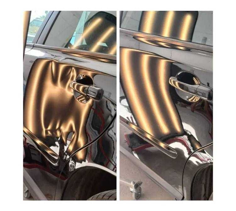 Usuwanie wyciaganie wgnieceń bez lakierowania bez malowania metod PDR