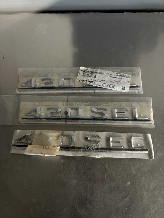 Mercedes W126 emblemat 420SEL 420SEC