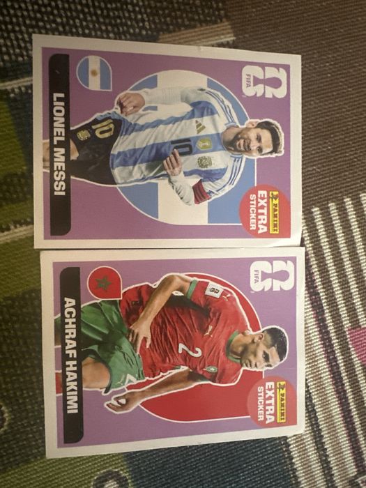 Messi e Hakimi Extra Sticker Panini Mundial 2026