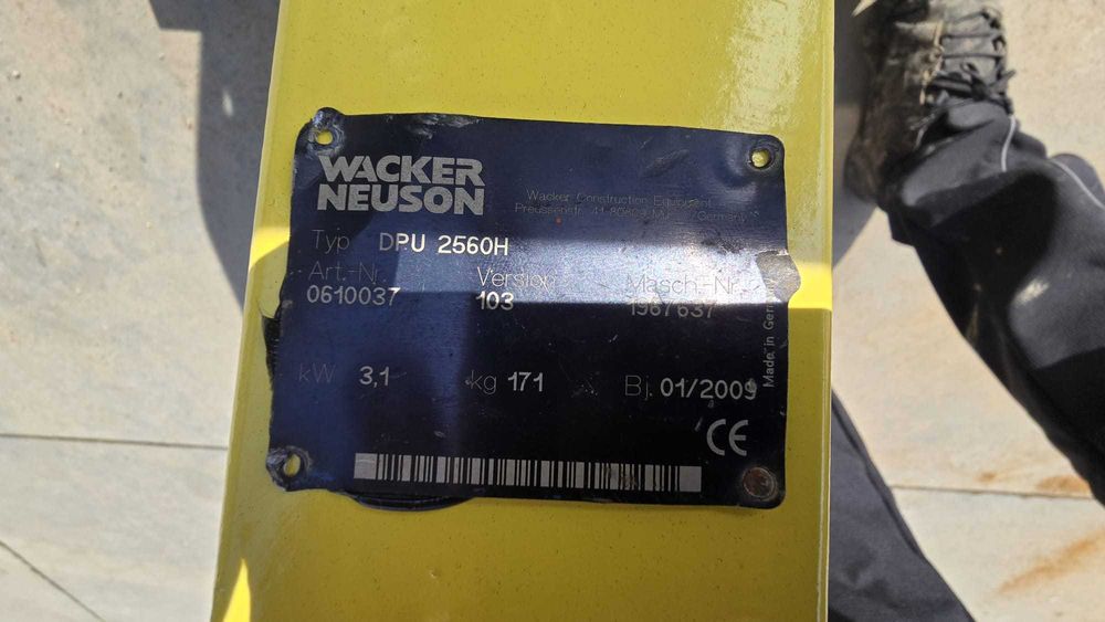 Zagęszczarka Wacker DPU 2560H Bomag Weber Husqvarna Ammann