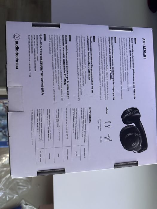 Słuchawki nauszne AUDIO-TECHNICA ATH-M20X Czarny