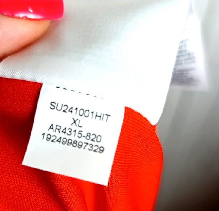 Pomarańczowe Spodenki Nike Jordan XL