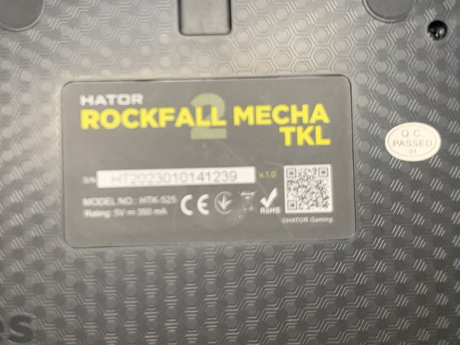 ігрова клавіатура Hator rockfall 2 mecha tkl