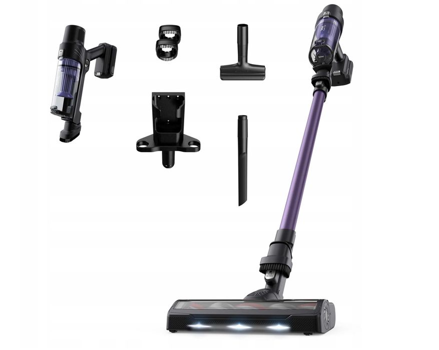 MOCNY Odkurzacz pionowy bezprzewodowy TEFAL ręczny bezworkowy SUPER