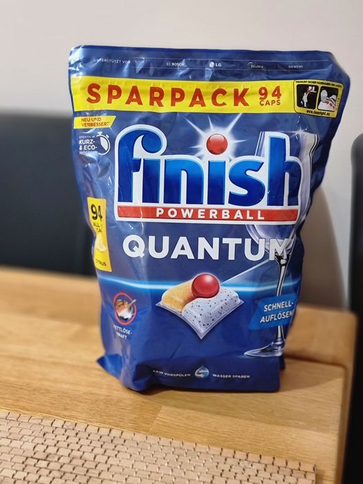 Kapsułki Finish do zmywarki quantum 94 szt.  Z Niemiec