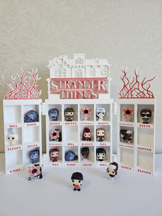 Стенд/Бокс/Поличка/Шафа/Підставка для фігурок Kinder  Stranger Things