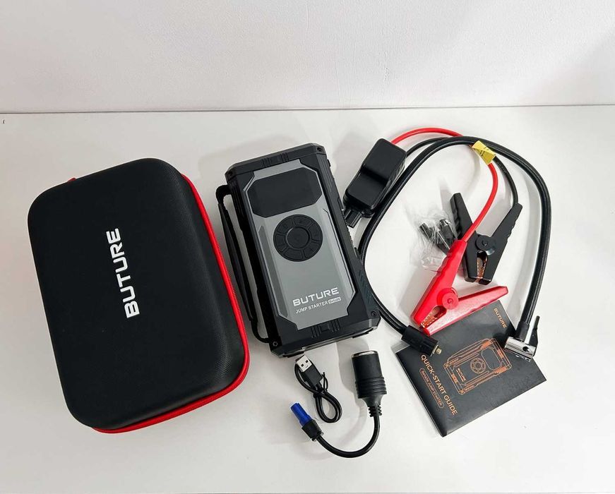 Mocny Powerbank Starter Booster Kompresor Urządzenie rozruchowe 4000A