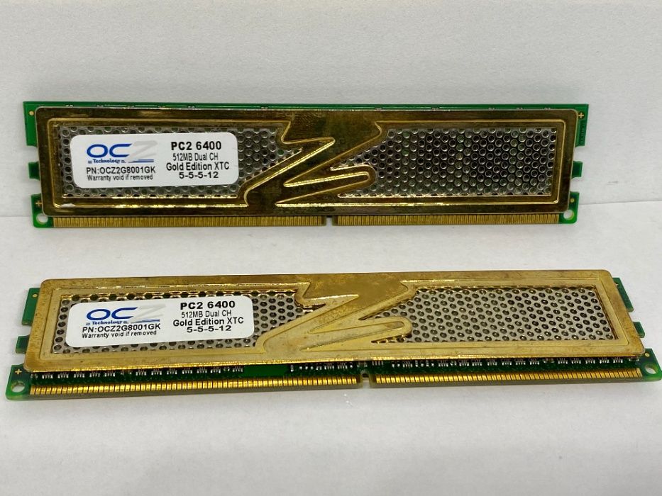 Модуль памяти OCZ Gold Edition XTC PC2-6400 512MB Dual CH