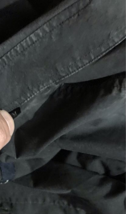 Camisa desportiva Zegna Sports preta desbotada