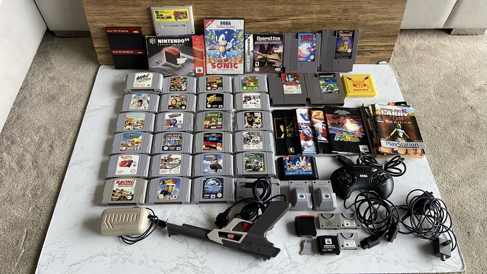 Jogos e acessórios Nintendo 64, Sega, NES - ACTUALIZADO