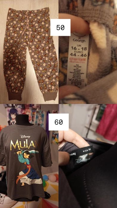 Одяг, піжамі штани, футболки, спідниця,шорти