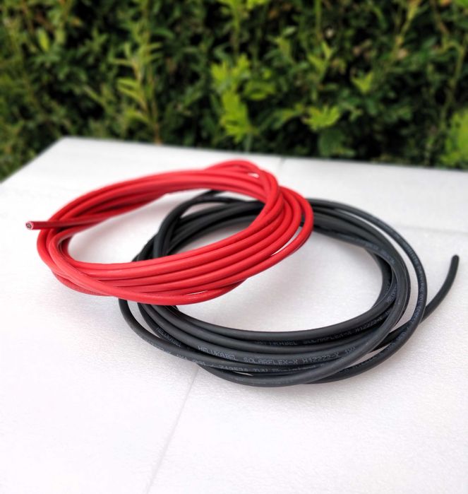 Cabo Solar 4mm² com conectores MC4 – 10 metros (5m+5m)