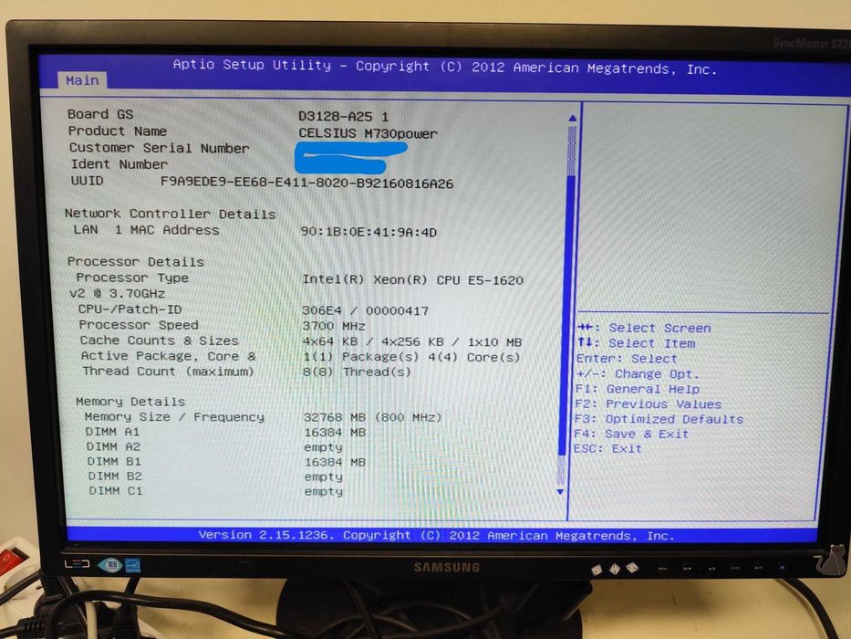 Fujitsu Celsius M730power - 32GB - Xeon E5-1620 2 x 256GB SSD