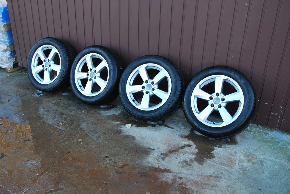 Koła 215/55 R17 5x112 Alufelgi + opony letnie Audi ET45 7J 57.1
