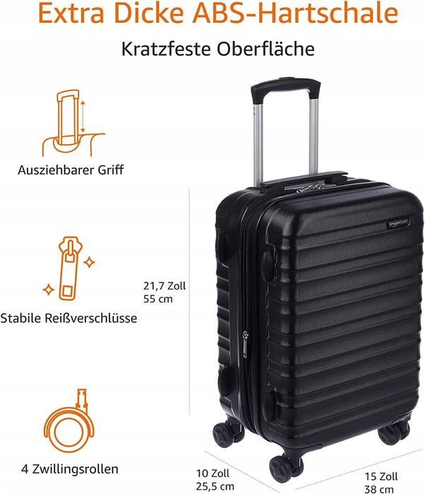 Walizka Twarda Kabinowa Amazon Basics 36 L 55 Cm
