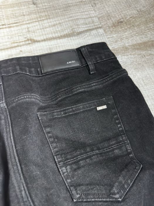 Джинсы черные Amiri (slim fit)