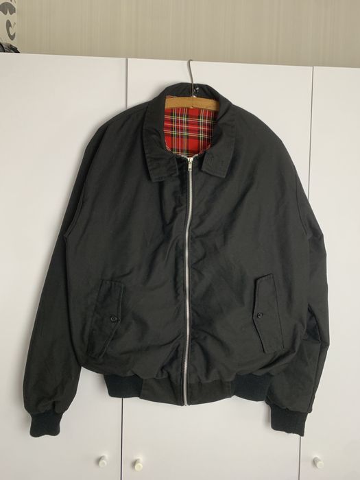 Стильний вінтажний англійський бомбер харрінгтон