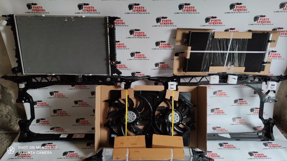 Audi A6 C7 Ауді А6 С7 Телевізор Радіатор Дифузор Вентилятор Панель