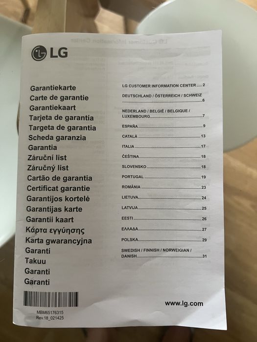 Máquina de Lavar Roupa LG F4X5511THB (11 kg - 1400 rpm - Branco