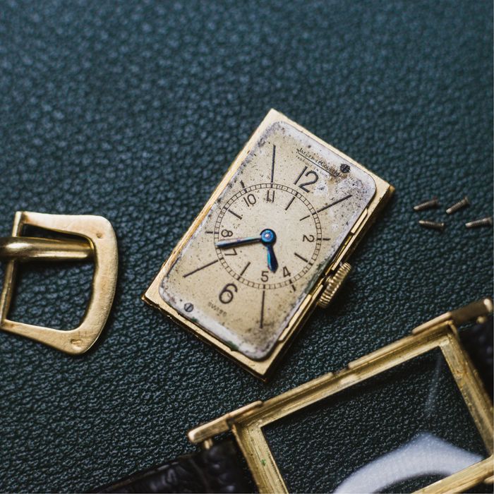 Relogio Jaeger-LeCoultre Uniplan em Ouro 18k & Fivela Original - Circa 1938s