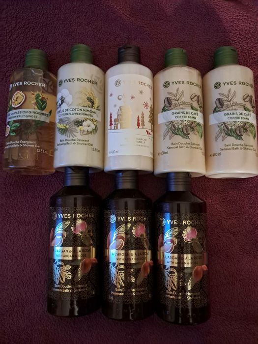 раритетні  гелі ,молочко ів роше  лімітки Yves Rocher