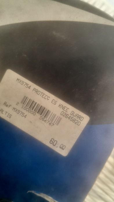 Mx9754 protecção joelho e canela