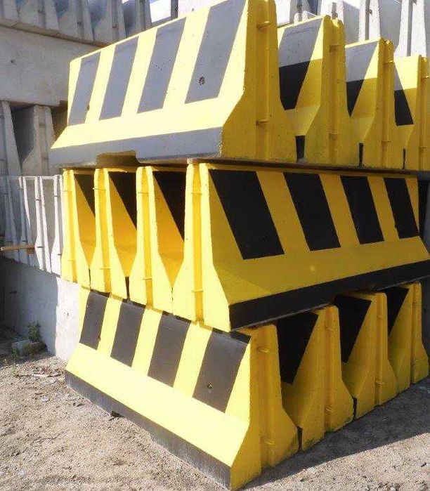 Bariery drogowe betonowe oporowe Jesrey PBBS U14b oporniki ochronne