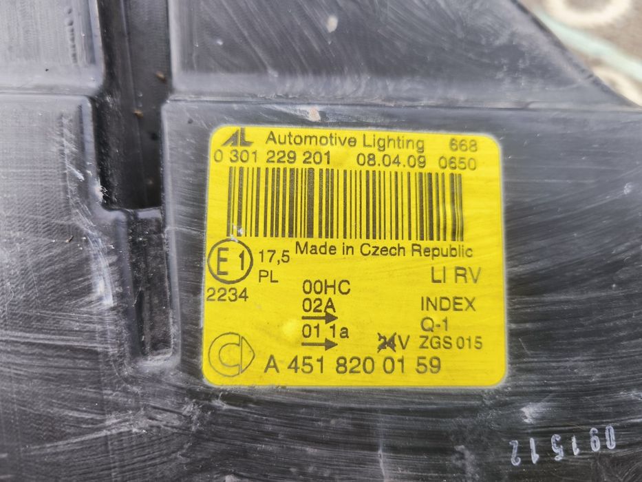 Faróis Smart ForTwo 451