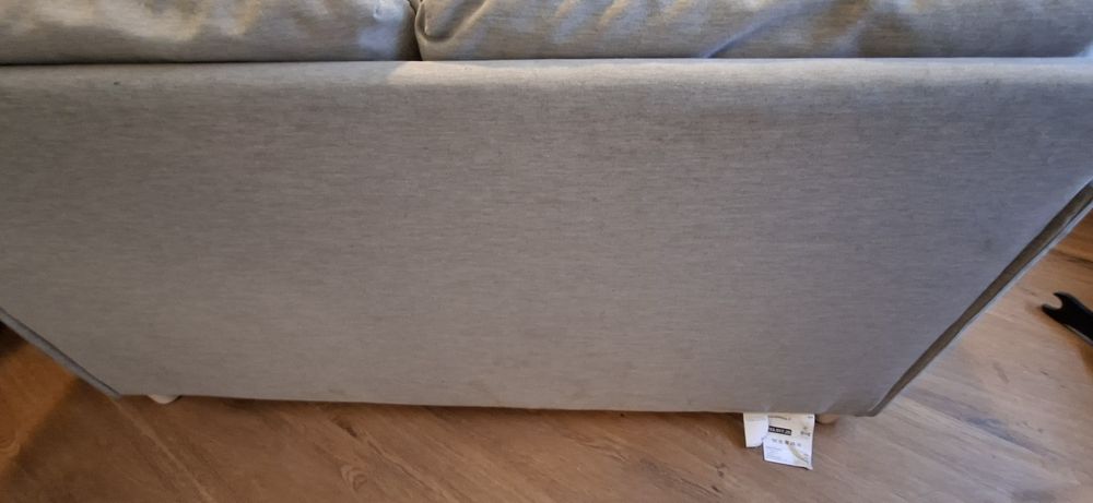 Sofá-cama Ikea Knisa Cinza Claro