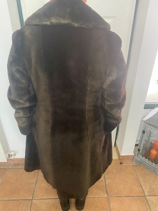 Casaco comprido vison