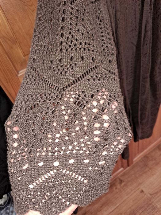 Ażurkowy długi sweter 54 56 52