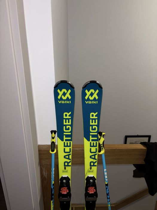 Narty volkl race tiger sl11 + kijki LEKI