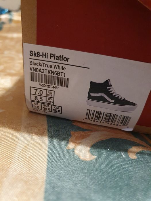 Trampki Vans Nowe 39