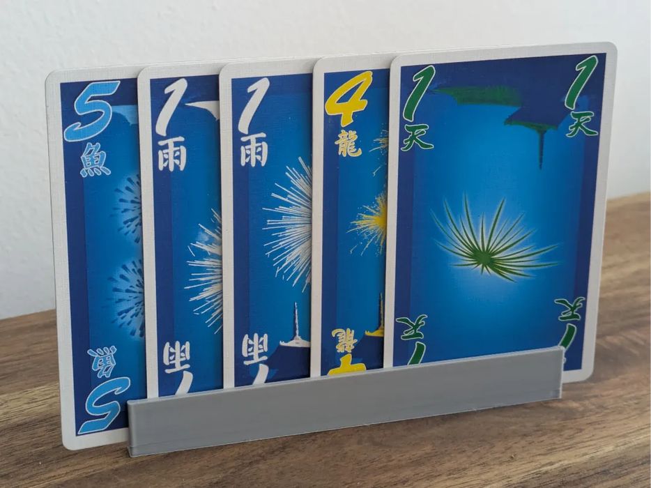 Suporte para Cartas Hanabi ou Jogos de Tabuleiro