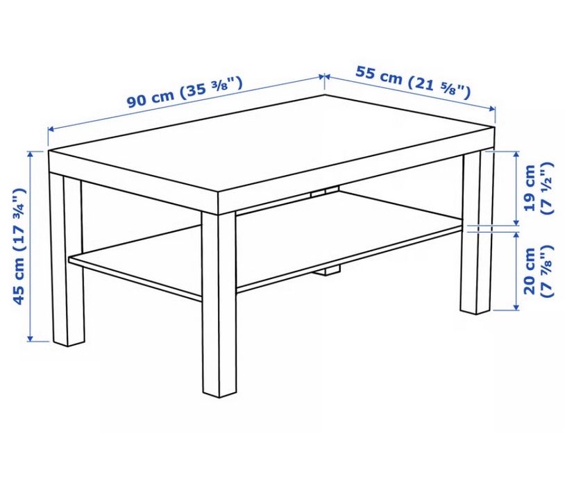 Stolik kawowy ikea  90x55