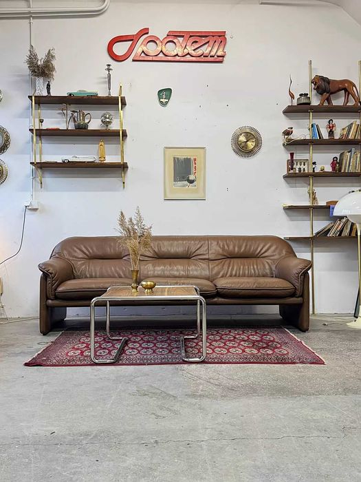 Sofa model DS-16, De Sede, Szwajcaria, lata 60/70, mid-c, vintage