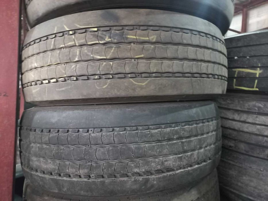Вантажні шини 285/70R19.5 вживана БУ бв з Німеччини тяга руль трал стан до 10 мм Michelin Continental Goodyear склад Київ відправка САТ Делівері