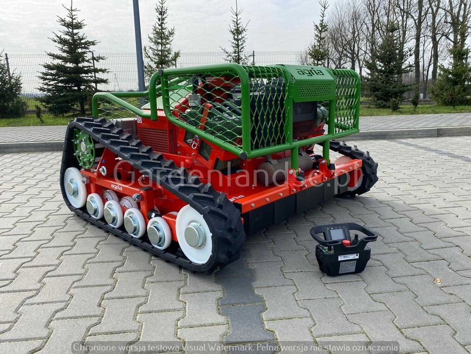 Kosiarka (robot) mulczująca AGRIA 9600, koszenie stromych terenów