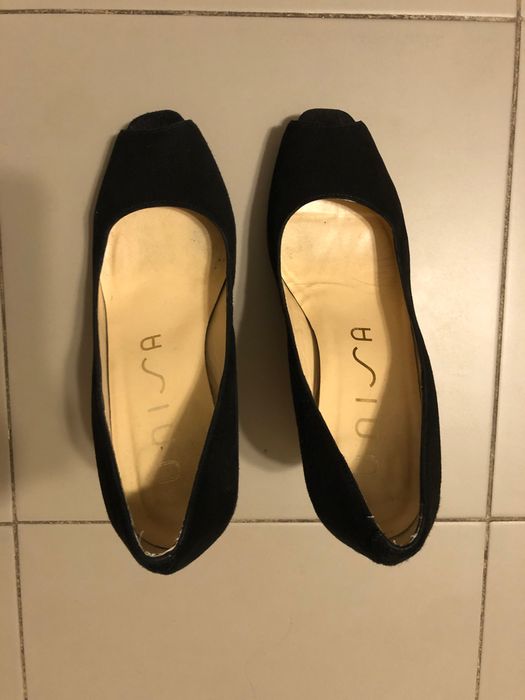Sapatos Pretos_Clássicos - nº 36_Excelente estado