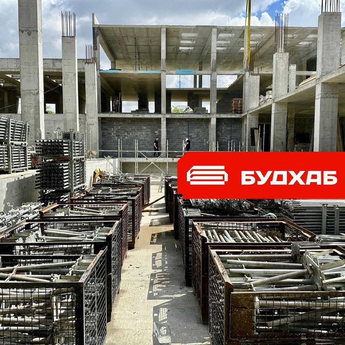 Опалубка для перекриття. Фанера, балки, стойки опалубки, триноги