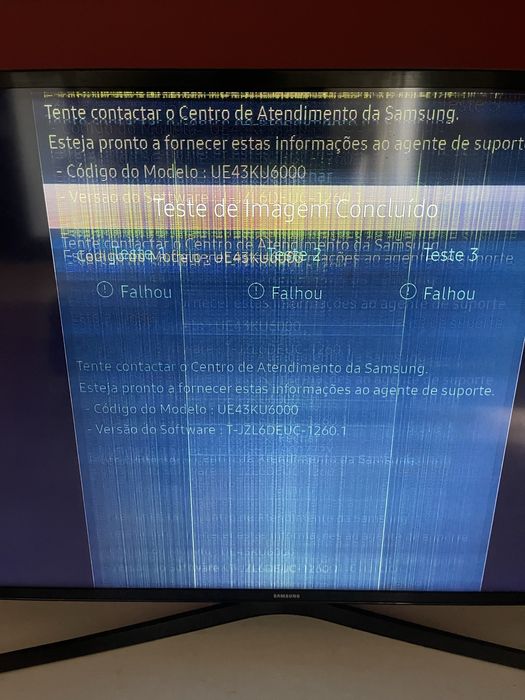 TV led avariada