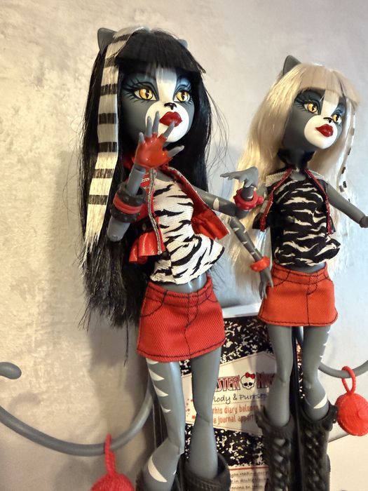 Lalki Monster High - Meowlody i Purrsephone