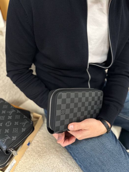 Кошелек Louis Vuitton чоловічий портмоне повний комплект бутика