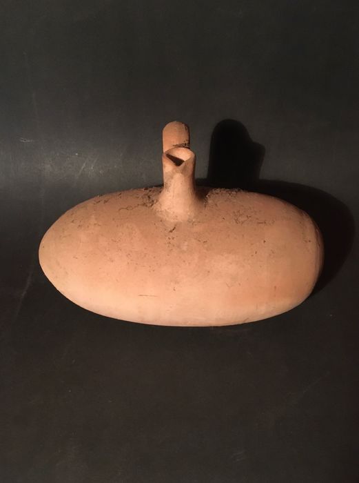 ÂNFORA ANTIGA - barro não vidrado - 27x12,5 cm/s